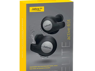 Jabra Elite Active 65t Wireless Earbuds (Titanium Black) foto 1