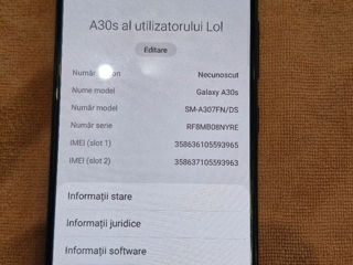 Samsung A30S 64GB, 4RAM