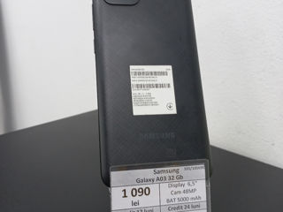 Samsung Galaxy A03 32 GB.  1090 lei