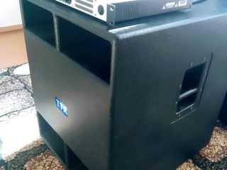 Sabufer lt (2400w/8 ohm) cu amplificator !! foto 2