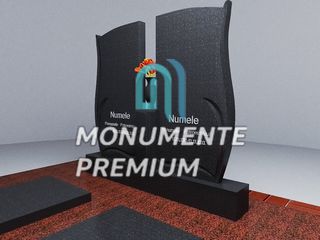 Monumente funerare din granit - schite 3D - Monumente Premium foto 2