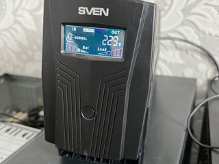Ups Sven Pro 650 LCD USB - 400Lei
