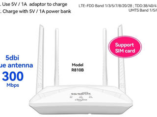 4G SIM card Wi-Fi Router. Новый! foto 3