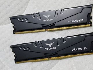 Memorie RAM TeamGroup T-Force Vulcan Z 32gb (2x16gb)CL16 DDR4 RAM. 3200Mhz Оперативная память