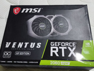 Placa video Видеокарта MSI RTX 2060 Super Ventus OC 8 GB GDDR6 HDMI Graphic Card