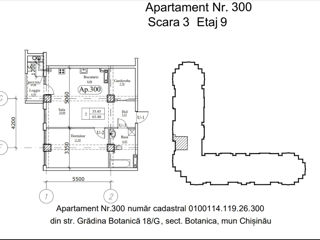 Apartament cu 1 cameră, 63 m², Botanica, Chișinău