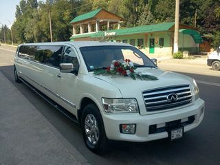 Прокат лимузинов недорого  Infinity 2008, Cadillac Escalade 2008 и 2017!!   50 евро в час. foto 6