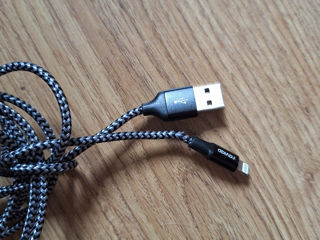 Качественный USB Lightning кабель c оплеткой нейлон + алюминиевый сплав, фирмы Benks