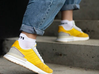 Adidas ZX 500 Yellow/White Poze reale foto 4