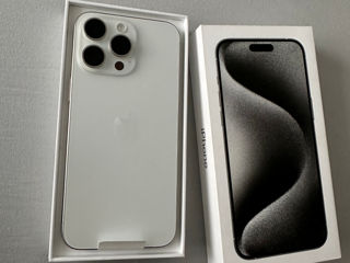 Vind iPhone 15 Pro Max 256Gb White Titanium , Nou , Nefolosit, Garantie 1 An
