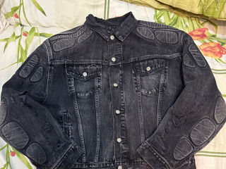 Yeezy Gap Black Denim Jacket engineered by Balenciaga