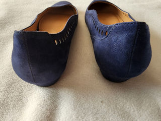 Туфли женские синяя замша. Размер 38.5 foto 3