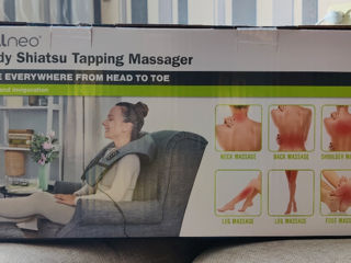 3D body shiatsu tapping massager foto 1