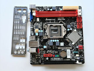 Материнская плата Biostar H61MGV3 ver.7.5, socket 1155, DDR3, поддерживает i3, i5, i7, отличное сост