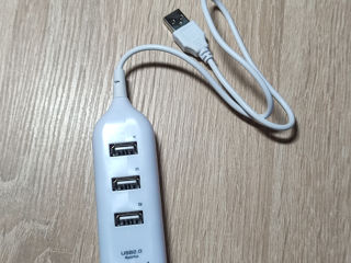 Cablu USB cu 4 porturi. foto 4