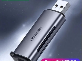 Кардридер Ugreen usb 3.0 type c/sd, micro sd,tf foto 7