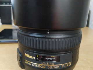 Obiectiv NIKKOR 50mm 1: 1.4G foto 1
