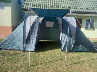 2-слойная 4-местная палатка, На 2 отделения привезенная из Германии в очень хорошем состоянии foto 4