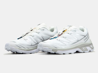 Salomon XT-6 Soft Ground All White Unisex foto 3