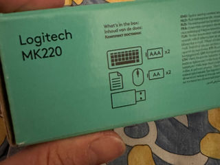 Беспроводная клава+мышь Logitech MK220 foto 5