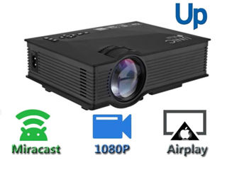 Многофункциональный WI FI проектор UNIC UC68 1080P HD, домашний HDMI медиаплеер. foto 2