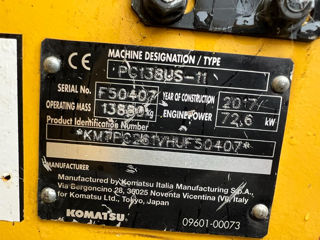 Komatsu PC138 US foto 5