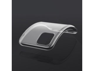 Husă TPU seria Light pentru iPhone 13 Pro Max (negru transparent) foto 2