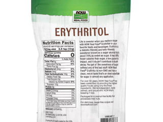 Эритритол Now Foods 454 г Erythritol Сахарозаменитель foto 2