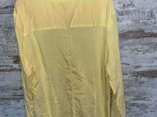 Женская легкая рубашка на лето желтого цвета foto 3