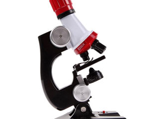 Микроскоп детский с подсветкой, 100-1200х. Microscope pentru copii LED.