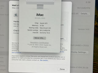 24-inch iMac Apple M3 Chip with 8-Core CPU and 10-Core GPU - Silver foto 2