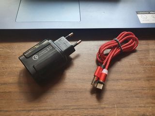 Магнитный usb type-c кабель и зарядка 3.0 foto 1