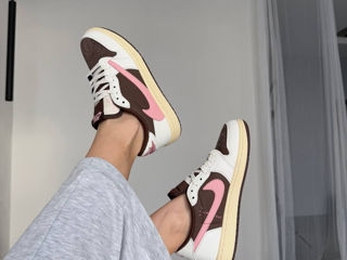 Nike Air Jordan 1 Low Dark Pony / Pink Oxford x Travis Scott фото 7