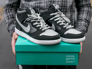 NIke SB Dunk High Black/Grey foto 2