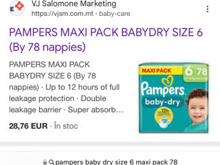 Pampers nr. 6 foto 4