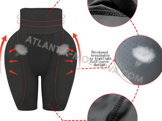 Pantaloni scurți modelatori cu talie înaltă și efect de ridicare - Push UP. Livrare gratuită în toat foto 7