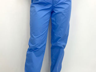 Pantaloni medicali de dama vademecum - albastru / vademecum медицинские женские брюки - голубой foto 4