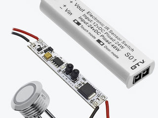 Senzor de miscare pentru banda led, senzor de miscare 12V, panlight, sensor pentru banda led foto 5