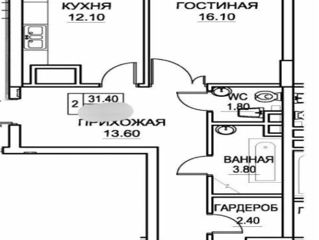 Apartament cu 2 camere,  Buiucani,  Chișinău,  Chișinău mun. foto 1