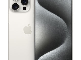 Новый Apple iPhone 15 Pro Max 5G, 256GB, White Titanium + оригинальный чехол foto 3