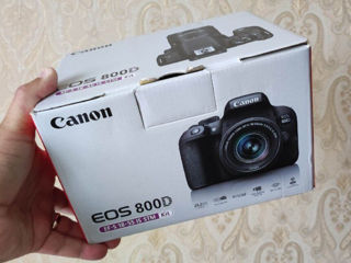 Новая камера Canon 800d. Объектив из комплекта уже продан! Только тушка - body. 575$ (9499 руб).