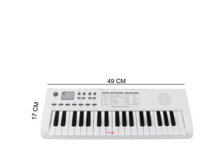 Детский синтезатор KID Piano 376 White (Новые, Гарантия, Рассрочка. Бесплатная доставка) foto 4