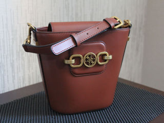 Guess Brown Hensely Crossbody Bucket Bag