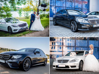 Rentmercedes.md - de la 10 €/ora! chirie/аренда mercedes-benz albe/negre (белые/черные) foto 6