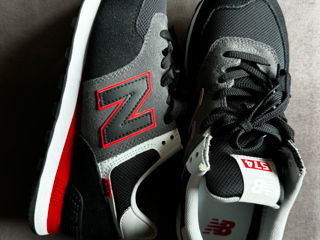 New Balance 574SM2 Black Velocity Red foto 6