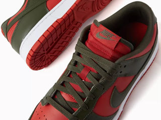 Новые оригинальные кроссовки Nike Dunk Low 'Mystic Red'