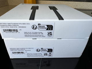 Apple Cablu Thunderbolt 4 Pro 1,8m / 3m  100% Original foto 3