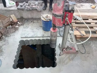 Gaurirea diamanta al betonului armat pentru canalizare apeduct ventelare demolarea terea betonului а foto 4