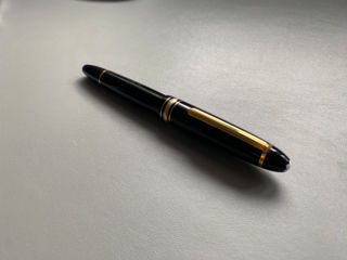 Pix Montblanc Meisterstuck Clasique acoperit cu aur foto 2