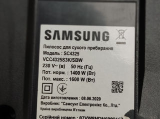 Vînd aspirator Samsung, funcționează totul bine... foto 7